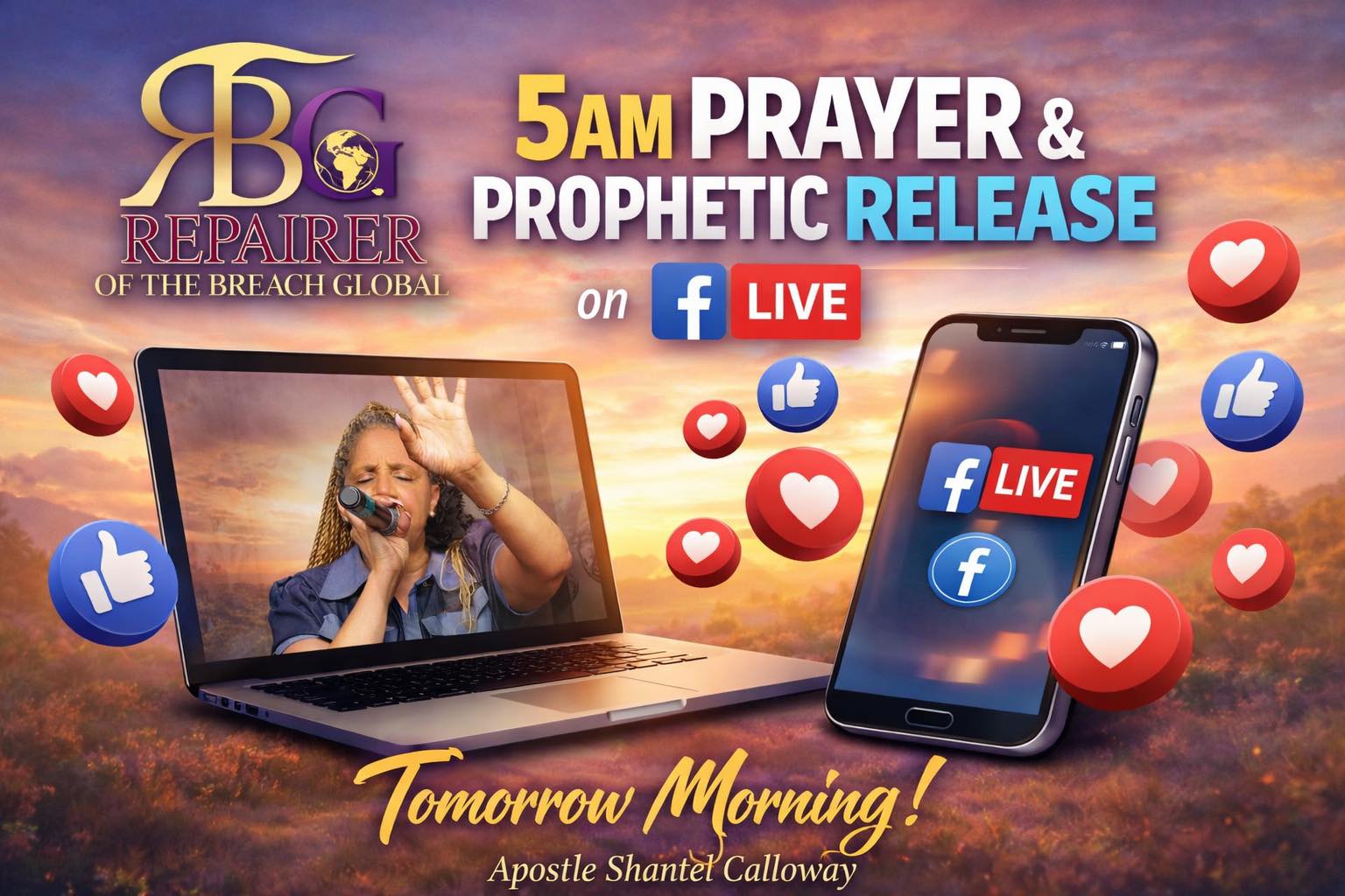 Online ministry moment